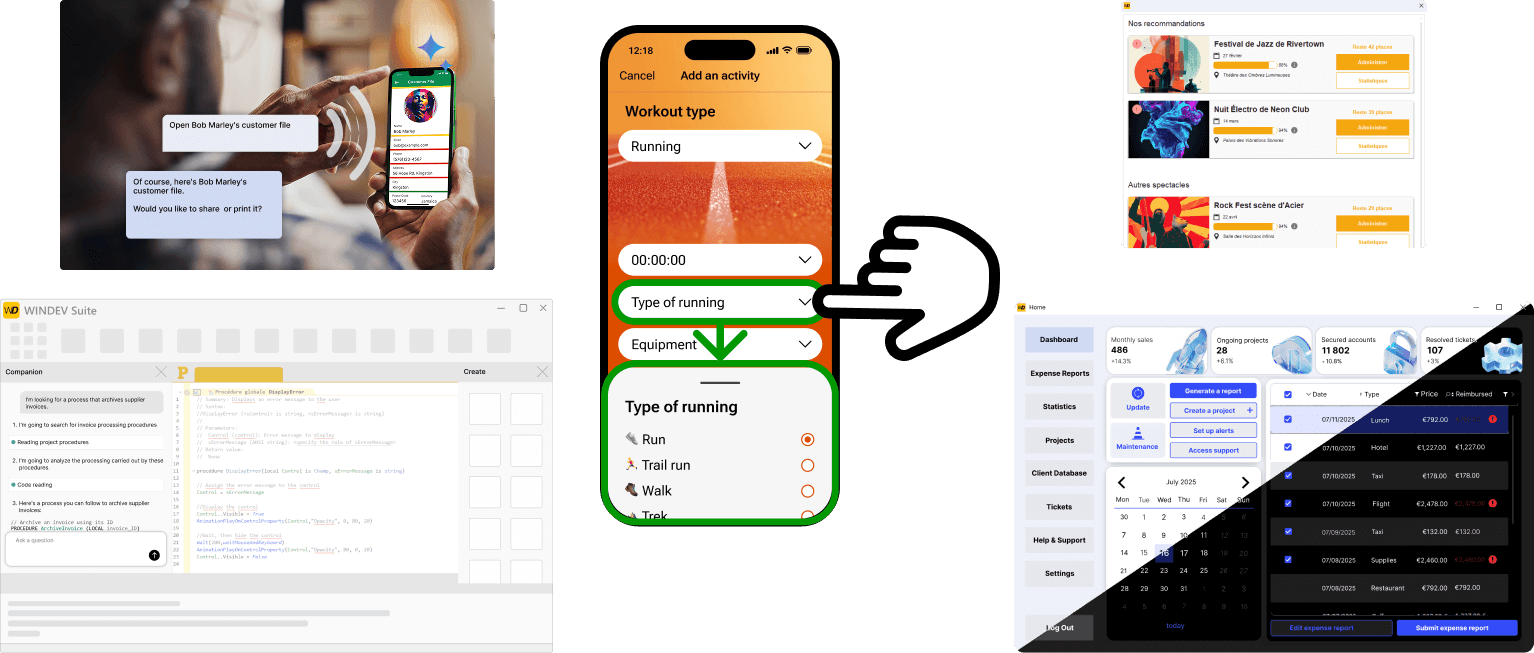 Découvrez les 925 nouveautés de WINDEV 2025, WEBDEV 2025 et WINDEV Mobile 2025